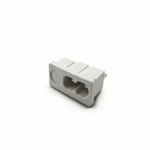 iec c8 figure-8 ac power socket white